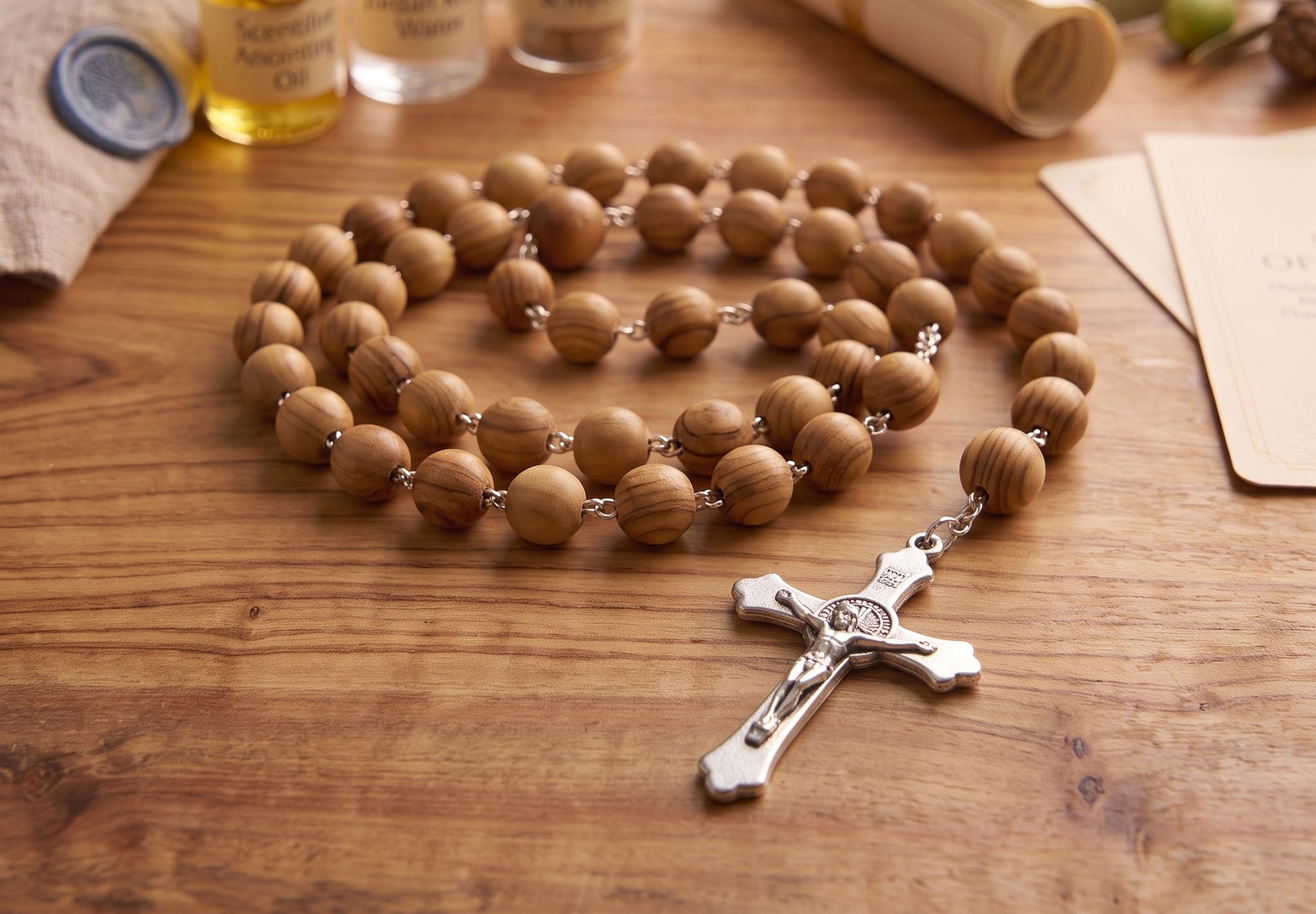 The Olive Wood Rosary