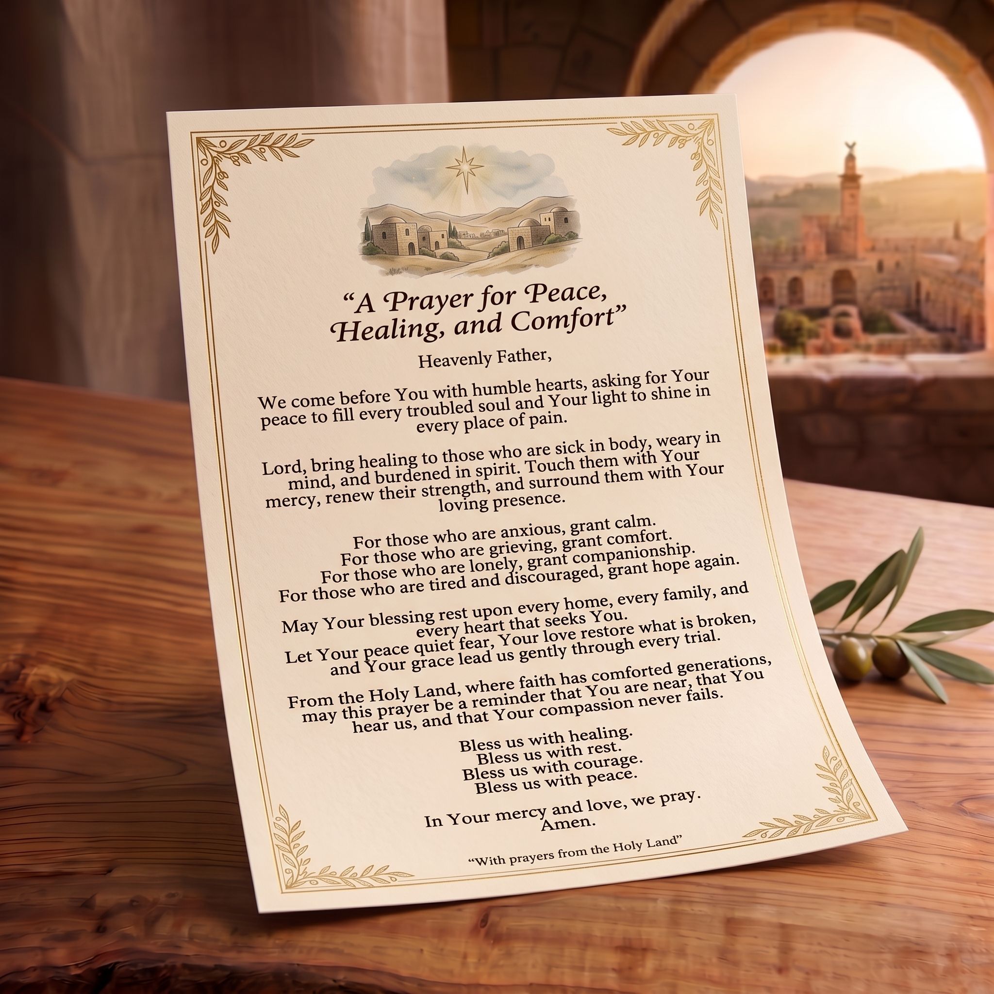 A Prayer Scroll